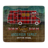 Motorhome RV Camper Travel Van Rustic Personalized