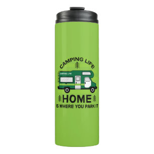 Motorhome   RV Motorhome   Camping Life Latte Tass Thermosbecher