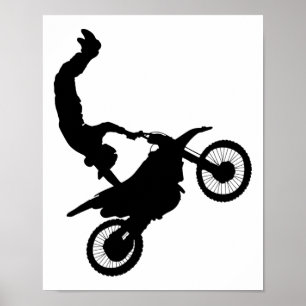Motorquerdruck Poster
