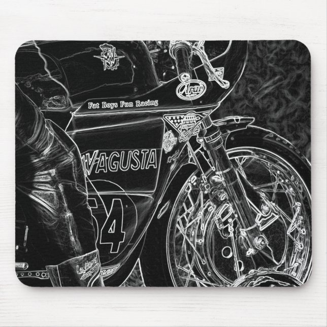 Motorrad 1 mpcna mousepad (Vorne)
