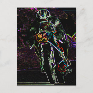 Motorrad 2 pccnm postkarte