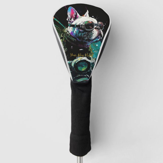 Motorrad - Anime French Bulldog 2005 Golf Headcover (Vorderseite)