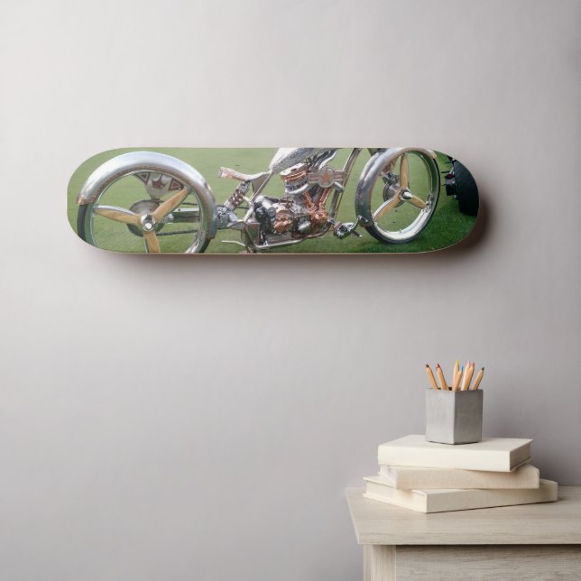 Motorrad-Art-Skateboard Skateboard (Wandkunst (Horz))