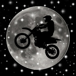 Motorrad auf dem Mond Motorcross Sport Krawatte