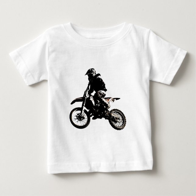 Motorrad Baby T-shirt (Vorderseite)