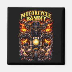 Motorrad-Bandit Magnet