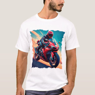 Motorrad bei hoher Geschwindigkeit T-Shirt