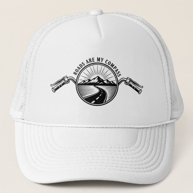 Motorrad-Bergstraße  Truckerkappe (Vorderseite)