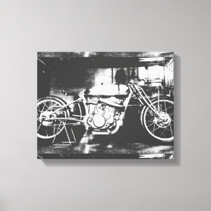 Motorrad Biker Fahrer Bike Leinwandbild Leinwanddruck