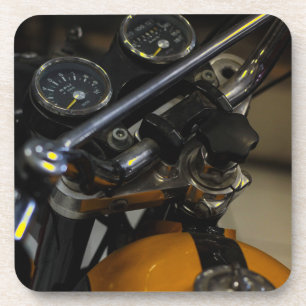 Motorrad Biker Fahrer Getränkeuntersetzer