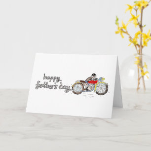 Motorrad-Biker-Vatertag Karte