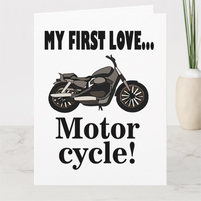 Motorrad Birthday Motorrad Karte (Vorderseite)