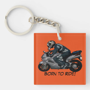 Motorrad-Champion Speedway Track Racer Schlüsselanhänger