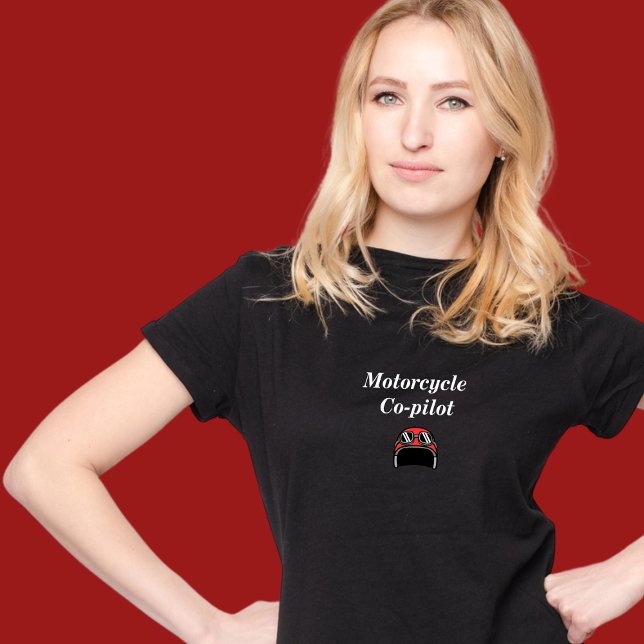 Motorrad-Co-Pilot-Motorrad-T - Shirt (Von Creator hochgeladen)