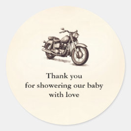 Motorrad Danke Stickers