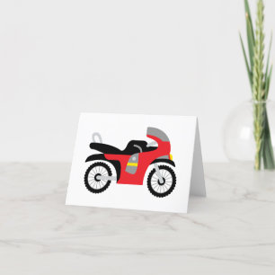 Motorrad Dankeskarte