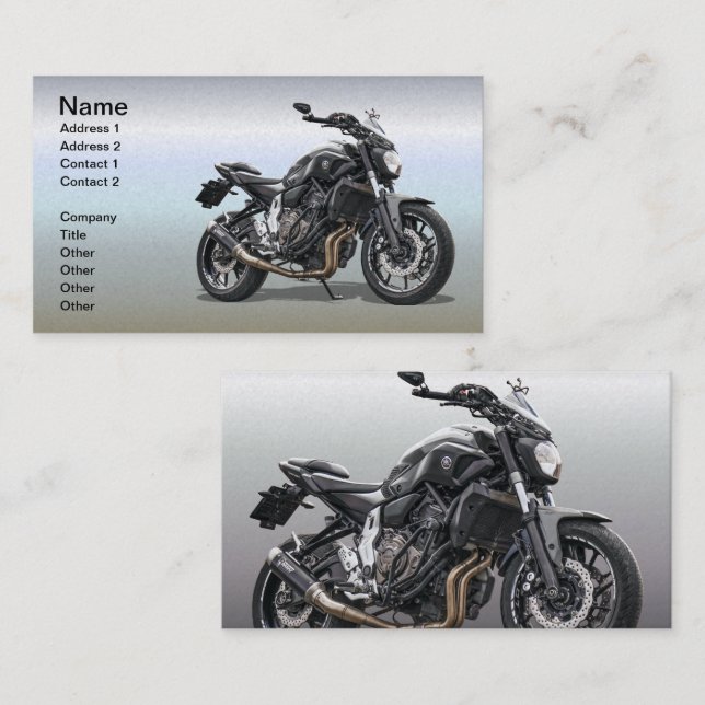 Motorrad - Das Dream Bike Visitenkarte (Vorne/Hinten)