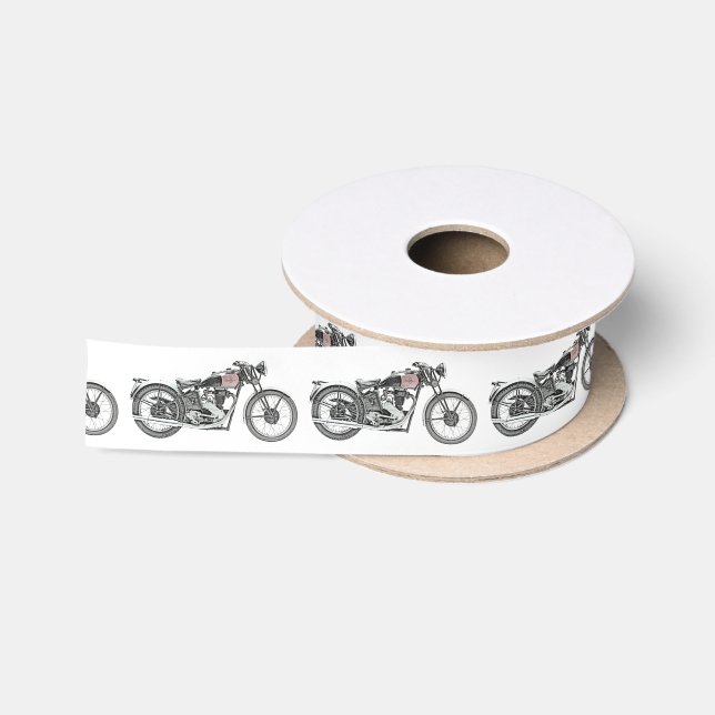 Motorrad der Excelsior Warrior 1938 Satinband (Spule)