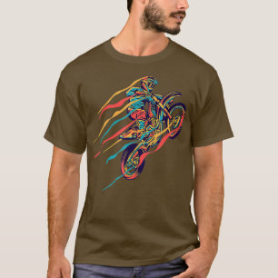 Motorrad-Dirt-Motorrad-Motorrad Motorrad-Kreuzung T-Shirt