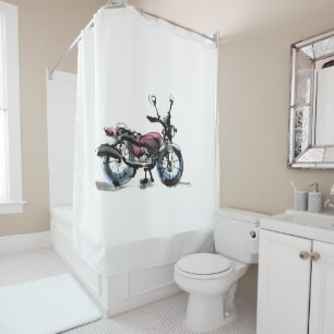 Motorrad Duschvorhang