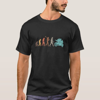 Motorrad-Evolution Vintag Shadow Biker Motorrad T-Shirt