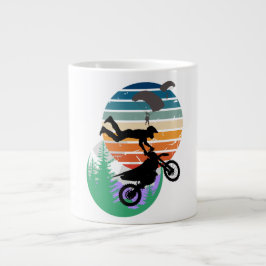 Motorrad, Fallschirme und im Freien Jumbo-Tasse