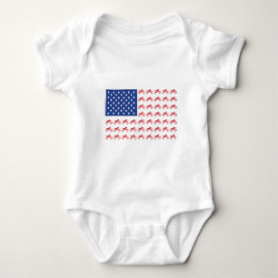 Motorrad-Flag-Moto-Cross Baby Strampler