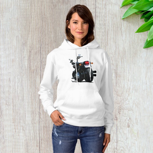 Motorrad-Frauen Hoodie (Von Creator hochgeladen)
