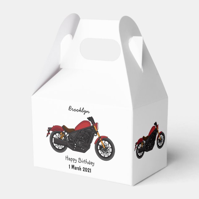 Motorrad für coole Kreuzfahrten Geschenkschachtel (Vorderseite)