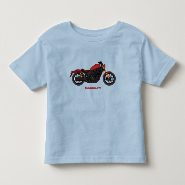 Motorrad für coole Kreuzfahrten Kleinkind T-shirt (Vorderseite)