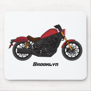 Motorrad für coole Kreuzfahrten Mousepad