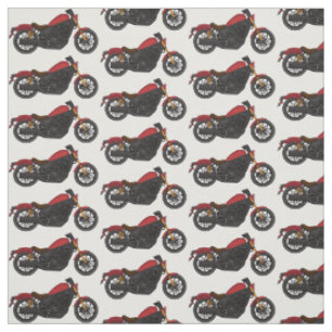 Motorrad für coole Kreuzfahrten Stoff