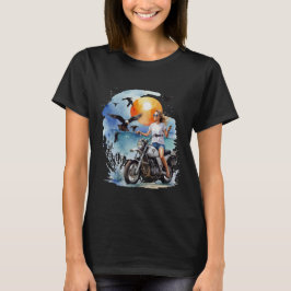 Motorrad für Frauen T-Shirt