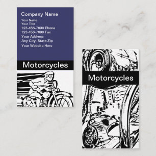 Motorrad-Geschäftskarten Visitenkarte