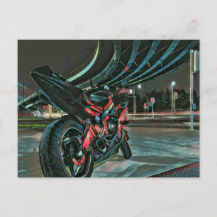 Motorrad-Geschenke für Freund Postkarte