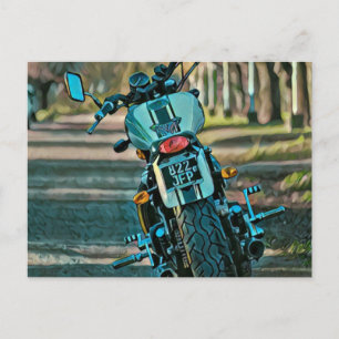 Motorrad-Geschenke für Freund Postkarte