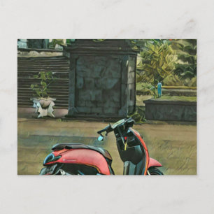 Motorrad-Geschenke für ihn Postkarte