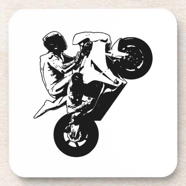 Motorrad Getränkeuntersetzer (Vorderseite)