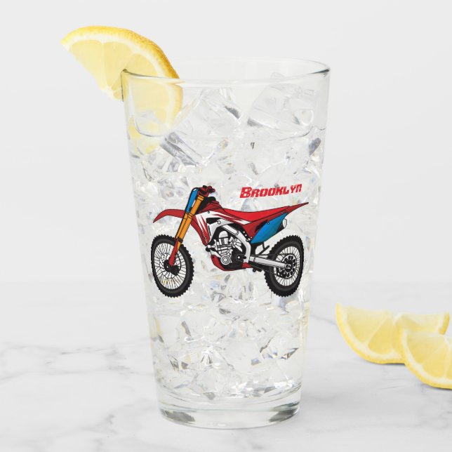 Motorrad Glas (Vorderseite Ice)