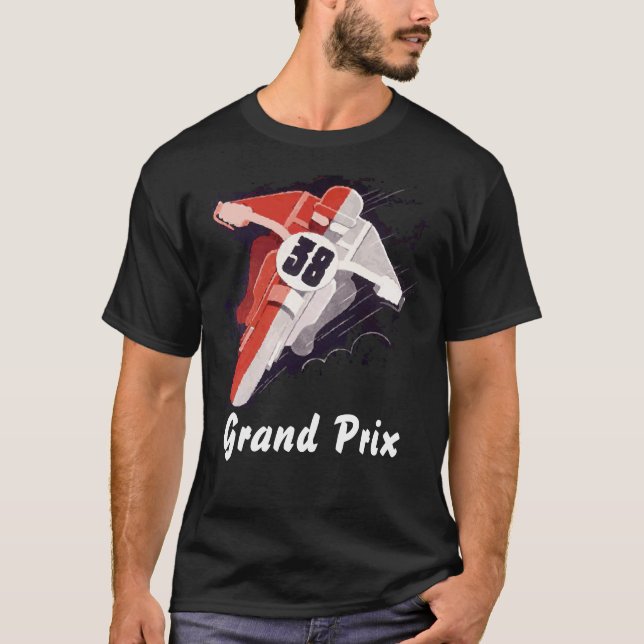 Motorrad Grandprix T-Shirt (Vorderseite)