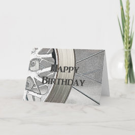 Motorrad Happy Birthday Card Karte
