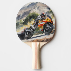 Motorrad-Höhepunkt Tischtennis Schläger