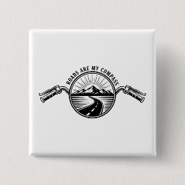 Motorrad-Horizont-Abenteuer Button