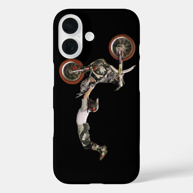 Motorrad iPhone 16 Hülle (Rückseite)