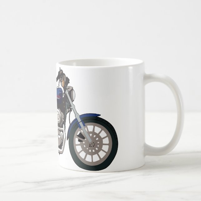 Motorrad Kaffeetasse (Rechts)