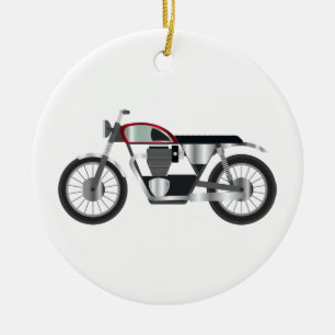 Motorrad Keramik Ornament