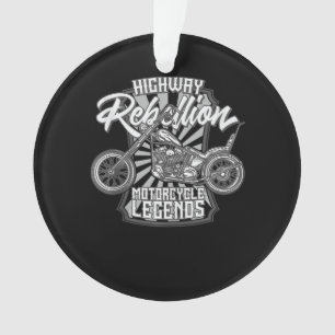 Motorrad-Legenden auf dem Highway Art Geschenk Ornament