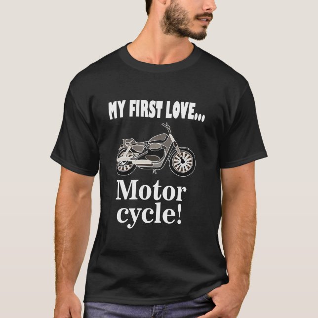 Motorrad-Lover-Bikes-Motorrad T-Shirt (Vorderseite)