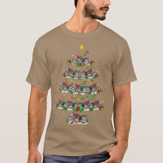 Motorrad Lover Xmas Matching Weihnachten T-Shirt