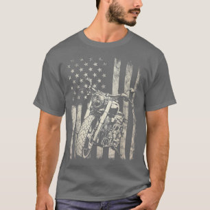 Motorrad Männer 4. Juli Jungs Moto Biker T-Shirt